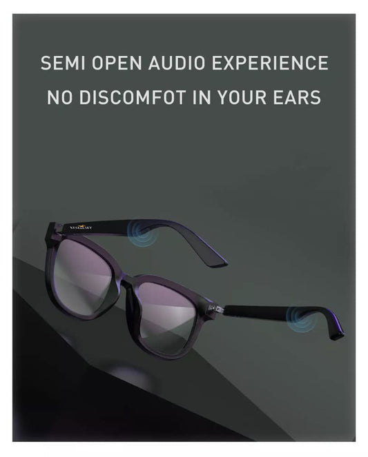 Open-Ear Bluetooth Audio Sunglasses X1, Sleek & Discreet, Classic Design| Her Audio Style