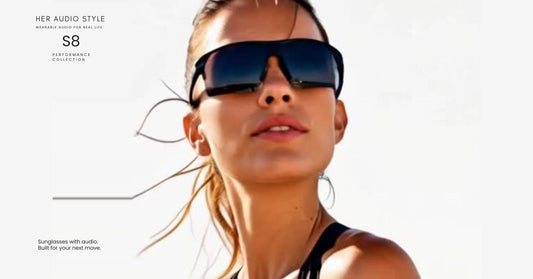 audio sunglasses Australia, Bluetooth sunglasses, sound frames S8 lifestyle open-ear audio sunglasses